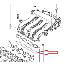 Прокладка колектора впускного Renault Megane II -1.6i 16V (K4M)
