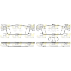 Колодки гальмівні передні під диски 259х12 Renault Sandero II / Logan II 2013- Remsa 1540.10 Іспанія