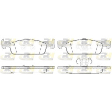 Колодки гальмівні передні Renault Sandero Stepway II / Logan II MCV 2013- Remsa 1540.00