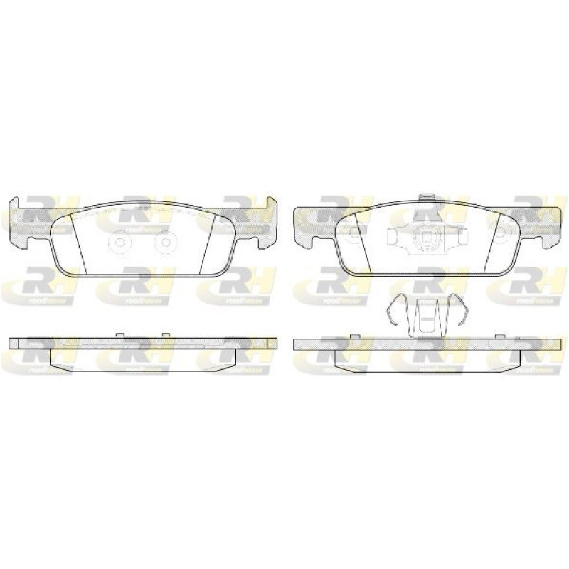 Колодки гальмівні передні Renault Sandero Stepway II / Logan II MCV 2013- Remsa 1540.00