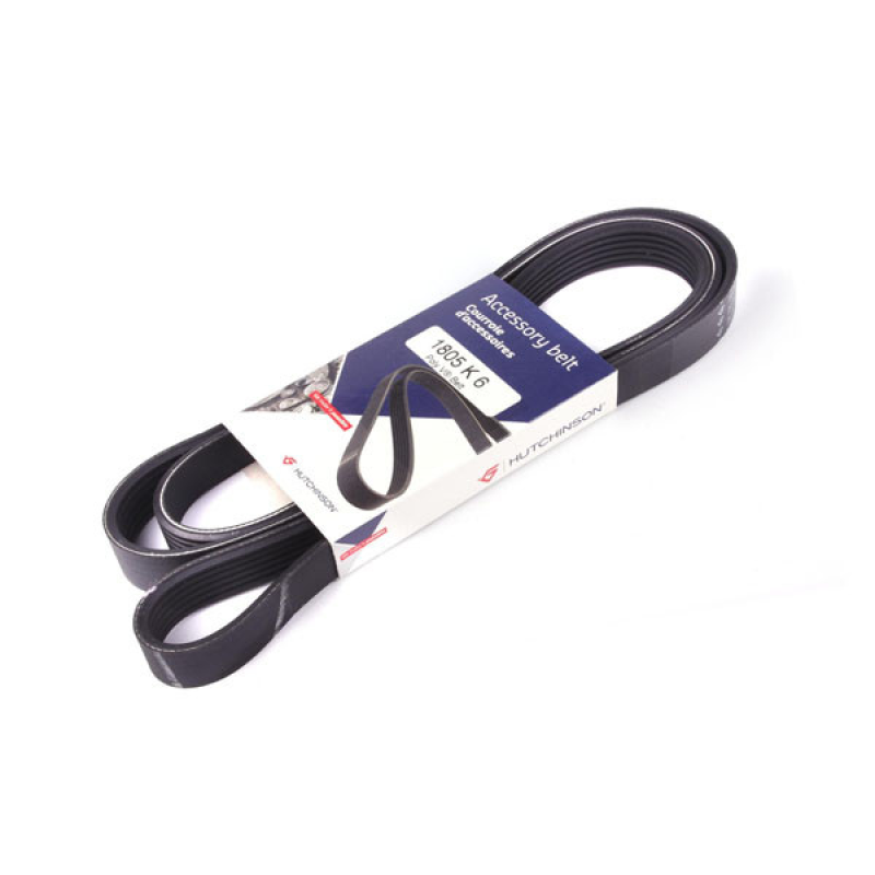 Ремінь генератора 6-рівневий Renault Koleos (Рено Колеос) — 2.5i (2TR) 6PK1805 Hutchinson