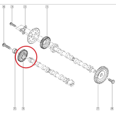 Шестірня розподівала Nissan Qashqai J10 — 2.0dci (M9R) 130246645R Оригінал