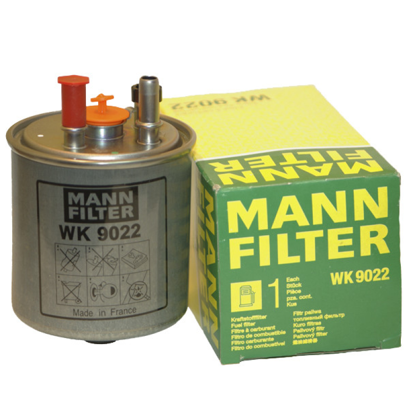 Фільтр паливний Renault Kangoo II — 1.5 Dci (K9K) (після 12.10.2009). MANN Німеччина — WK 9022