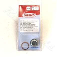 Ремонтна пробка масляного піддона M18x1,5 Renault Megane II 2002-2008. 220158S Corteco