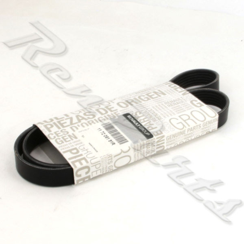 Ремінь навісного обладнання Renault Scenic II 2003- 1.6i 16 V (K4M) + 1.5dci (K9K) 117205191R Original belt