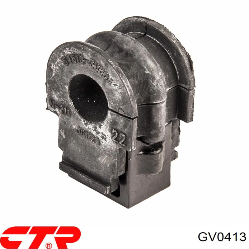 Втулка переднього стабілізатора (діаметр 22 мм) Nissan Qashqai J10 (Нісан Кашкай) — GV0413 CTR