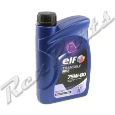 Олива трансмісійна у КПП Tranself NFJ 75W80 1L- напівсинтетика. Виробник Elf Франція.