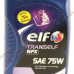 Масло трансмісійне в КПП Tranself NFX SAE 75W синтетика податок NFJ і NFP Elf Франція.