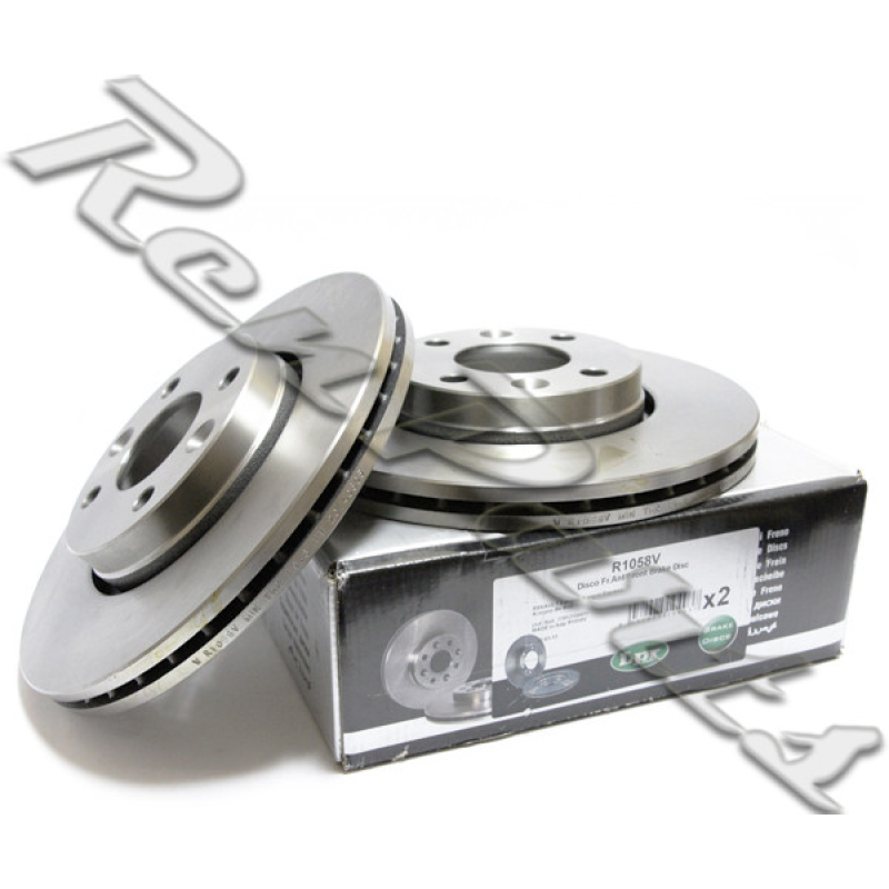 Диск гальмівний (передній) вентильований Renault Dokker (Рено Докер). Samko (LPR) Італія — R1058V