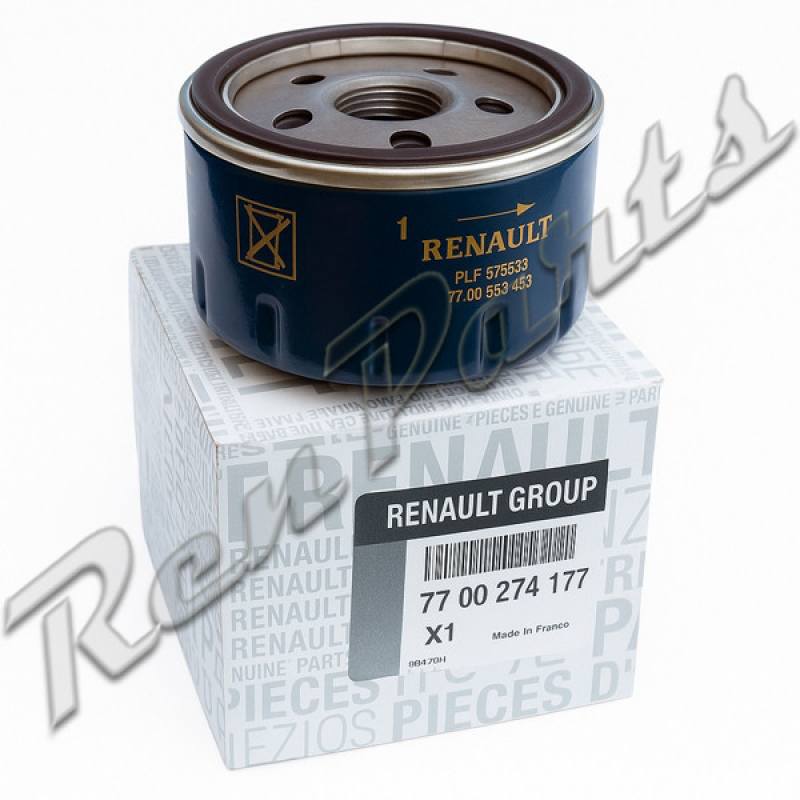 Фільтр оливний Renault Scenic II — 1.4i 16 V, 1.6i 16 V (K4J, K4M). Оригінал Renault — 7700274177