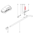 Кронштейн кріплення (середній) вихлопної труби Renault Scenic II 2003- 4001579 Sasic Франція