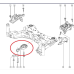 Опора двигуна нижня Renault Scenic III 2009- 1.6i K4M з 6ст МКПП 594573 Hutchinson Франція