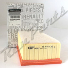 Фільтр повітряний Renault Duster 1.6i (K4M), 2.0i (F4R) 16 V. Виробник Renault Франція — 165468470R
