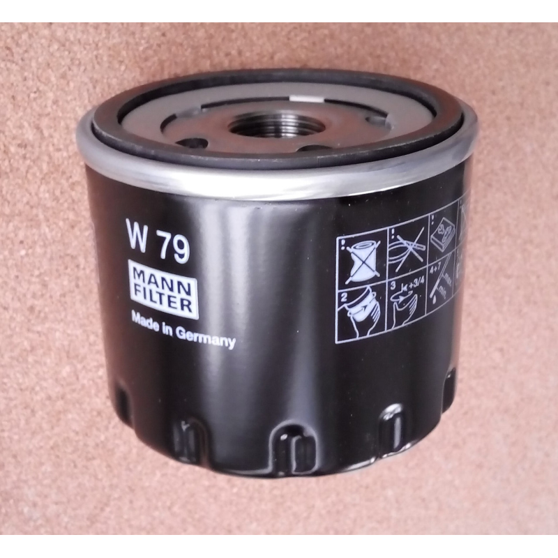 Фільтр оливний Renault Scenic III (Grand Scenic 3) — 1.5 Dci (K9K). Mann Німеччина — W79