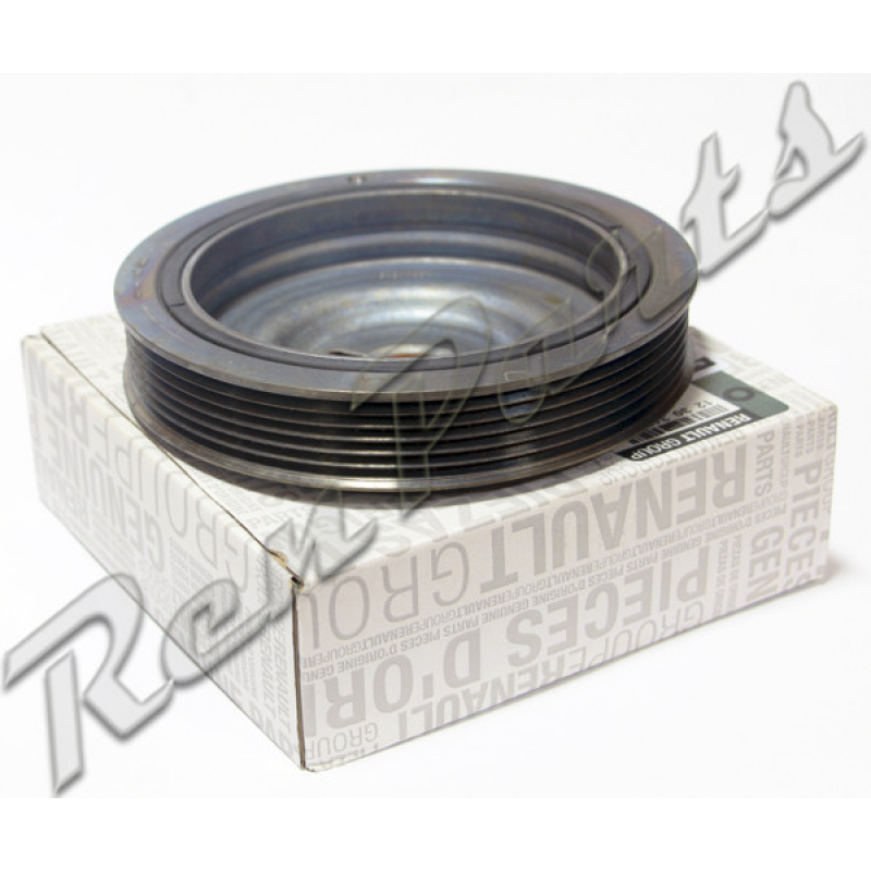 Шків колінвала (6-точковий) Renault Scenic II 2003-1.6i (K4M) + 1.5dci (K9K) 123030453R Оригінал