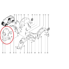 Трос стоянкового гальма (електрорубниця) правий Renault GrandScenic II — Польща