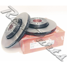 Диск гальмівний (передній) вентильований Renault Dokker (Рено Докер). TRW Німеччина — DF6186