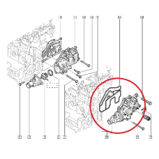 Корпус термостата Renault Scenic II (Рено Сценик 2) 1.6i 16V (K4M) — 8200700092 Оригінал