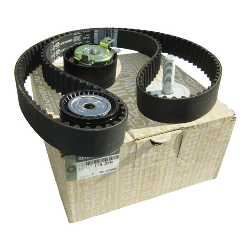 Комплект ГРМ (ремінь + ролик) Renault Megane II -1.4,1.6 16V (K4J, K4M). Оригінал Renault - 130C17529R