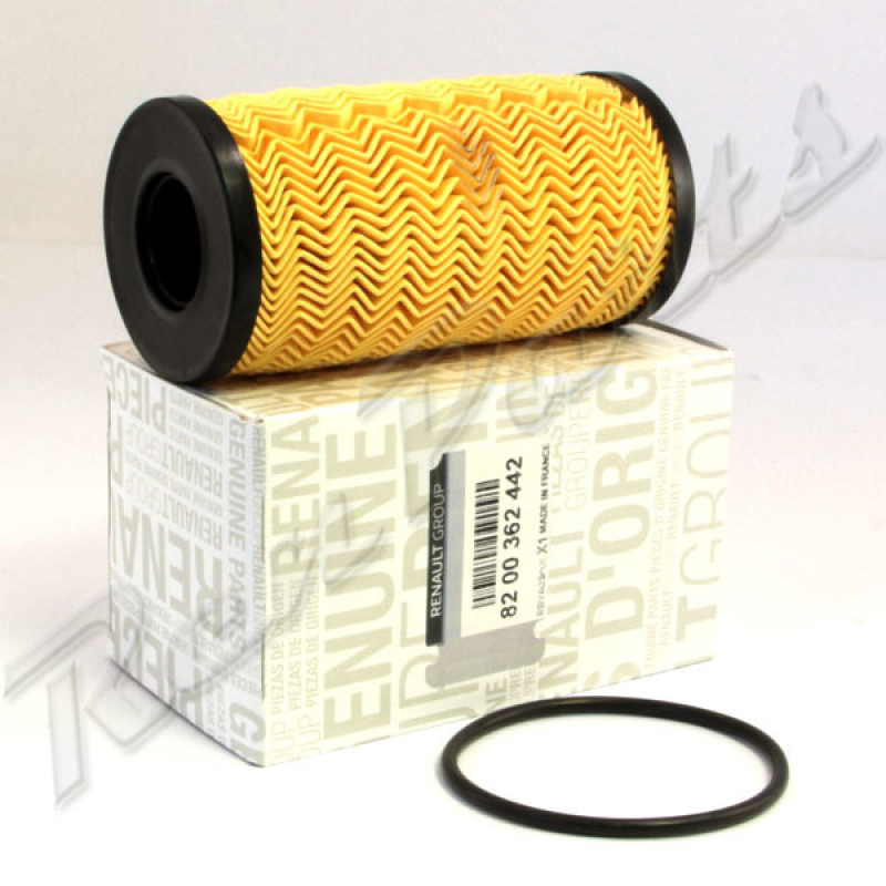 Фільтр оливний (вставка) Renault Koleos (Рено Колеос) — 2.0 Dci (M9R) Оригінал 8200362442