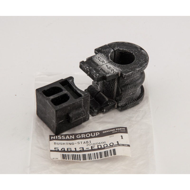 Втулка стабілізатора переднього (d=22 мм) Nissan Note E11 (Нісан Ноут) 1.6 AT — Оригінал 54613-ED001