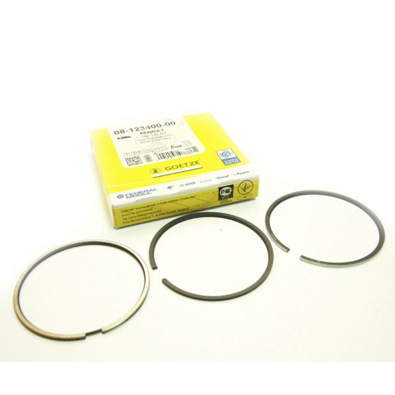 Кільця поршневі Renault Kangoo II — 1.5 Dci (K9K) (STD — 2-2-2,5). Goetze Німеччина — 08-123400-00