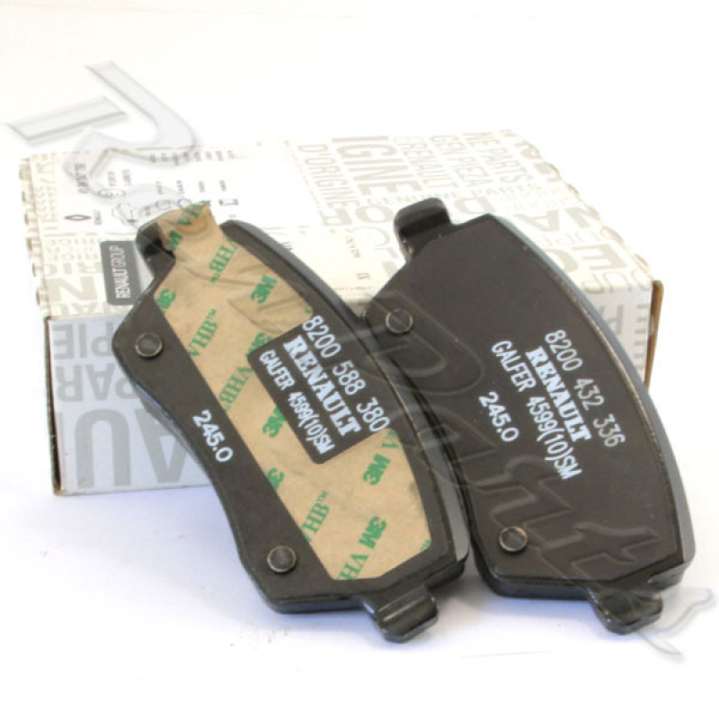 Колодки гальмівні передні Nissan Note E11 (Нісан Ноут) -1.6i, -1.4i 410608481R/410604775R Renault