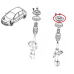Опорна подушка переднього амортизатора (ліва) Nissan Note E11 Original 54321-9U00A Strut Mounting